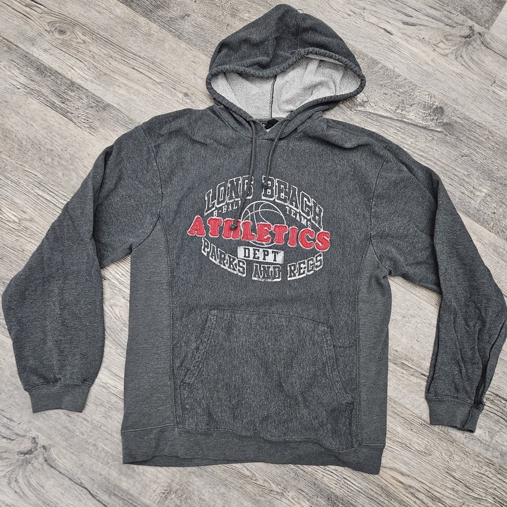 Vintage Y2k No Boundaries Long Beach California Hoodie Mens S